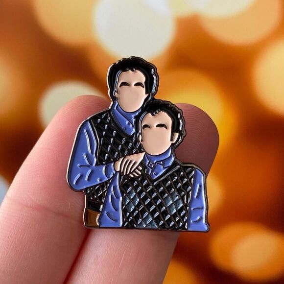 Brothers Enamel Pin/ Brooch - Picture 1 of 5